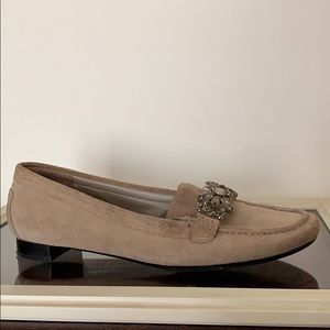 Enzo Loafer Embellished Flats